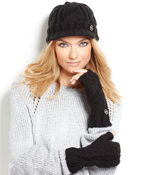 michael kors grey hat|Michael Kors ladies hat.